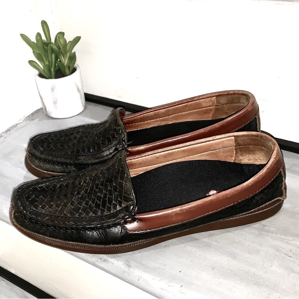 Vulcan Men’s Brazilian Leather Loafers two toned size 12